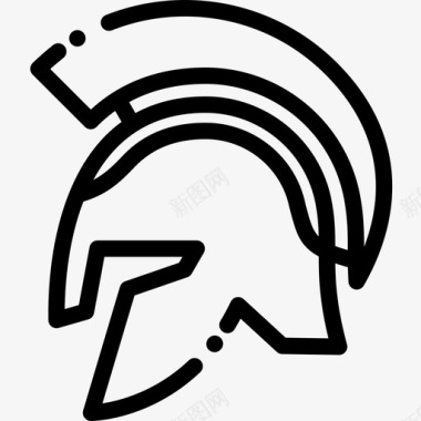 头盔希腊神话17直系图标图标