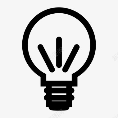 灯泡创意商业创意图标图标