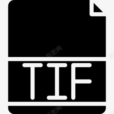Tif文件扩展名4填充图标图标