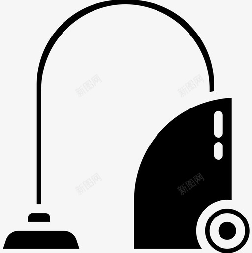 吸尘器家用电器设备4加注图标svg_新图网 https://ixintu.com 加注 吸尘器 家用电器设备4