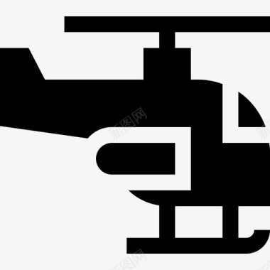 直升机军用满载图标图标