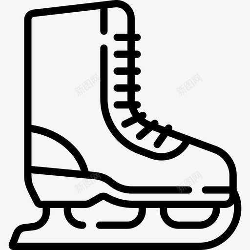 滑冰极限运动21直线型图标svg_新图网 https://ixintu.com 极限运动 滑冰 直线 线型