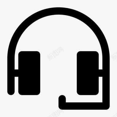 耳机电脑音乐图标图标