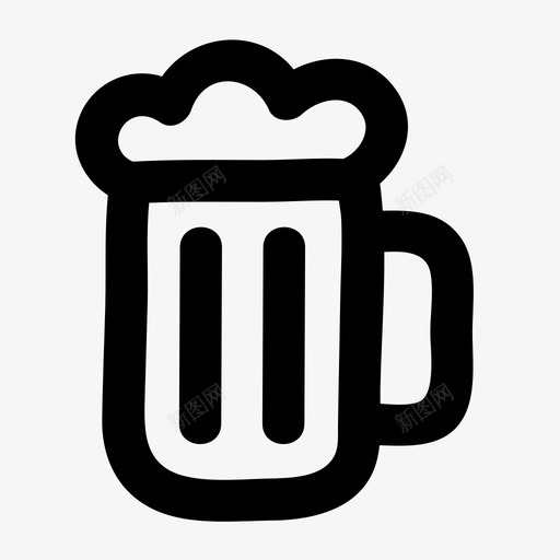 啤酒啤酒杯干杯图标svg_新图网 https://ixintu.com 啤酒 啤酒杯 干杯 必要 抽签 提纲 饮料