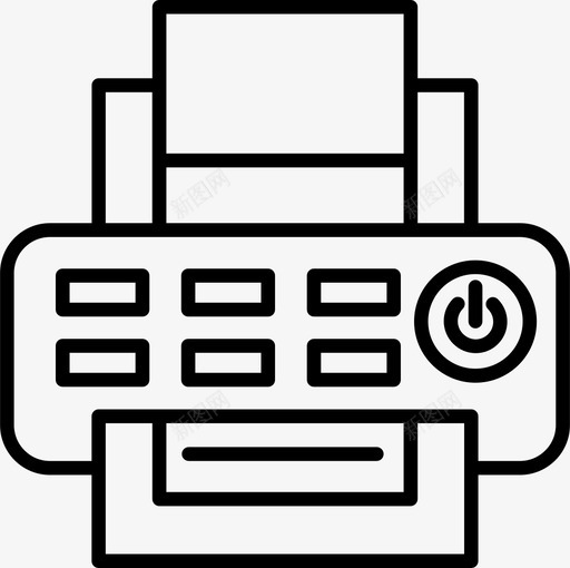 打印机计算机设备图标svg_新图网 https://ixintu.com 打印 打印机 计算机 设备