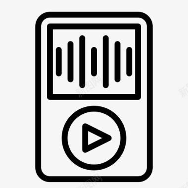 数字音乐播放器ipodmp3图标图标