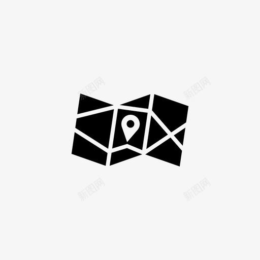 地图探险地理位置图标svg_新图网 https://ixintu.com 地图 地理位置 建筑 探险 旅游