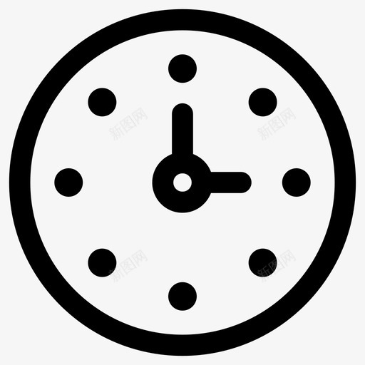 时钟时间定时器图标svg_新图网 https://ixintu.com 定时 定时器 挂钟 时钟 时间