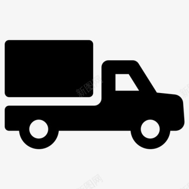 卡车物流运输图标图标