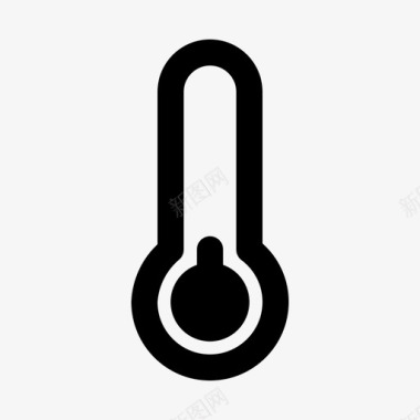 温度计空仪表盘仪表图标图标