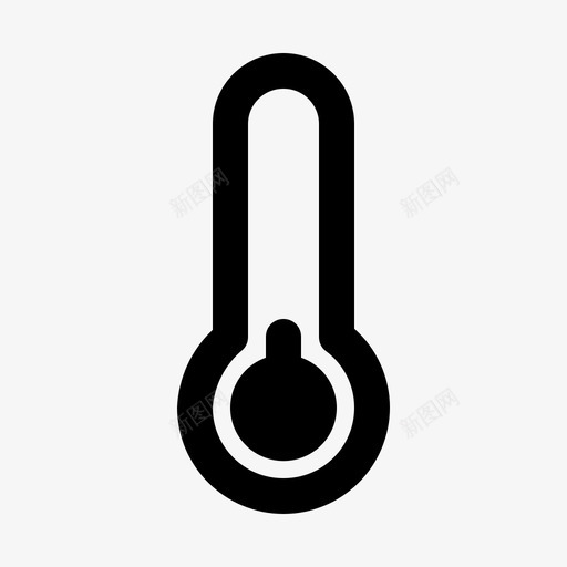 温度计空仪表盘仪表图标svg_新图网 https://ixintu.com 仪表 仪表盘 参数 温度计 采集