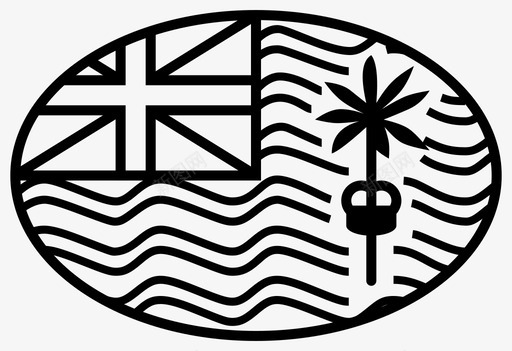 英属印度洋领土对话旗帜图标图标