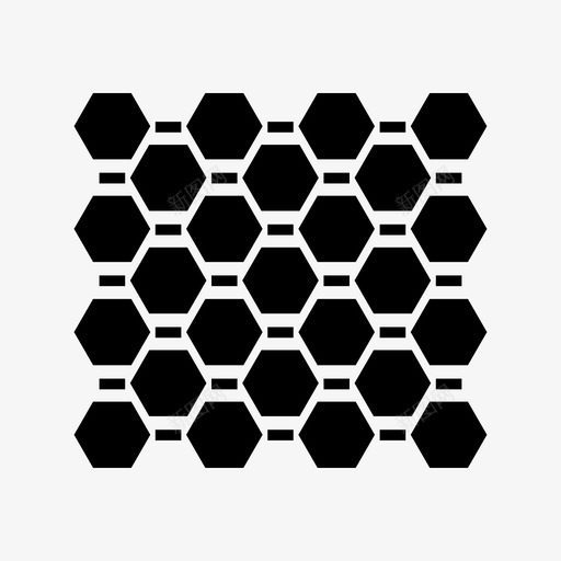 六边形图案几何图案重复图标svg_新图网 https://ixintu.com 六边形 几何 图案 重复