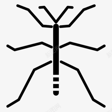 手杖虫子昆虫图标图标