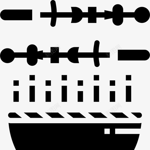 烧烤70号餐厅纯色图标svg_新图网 https://ixintu.com 70号餐厅 烧烤 纯色