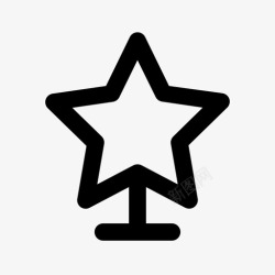 精纯明星系列明星奖牌运动图标高清图片