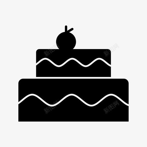 老鼠蛋糕烘焙面包店图标svg_新图网 https://ixintu.com 1个糖果线黑色 烘焙 甜食 老鼠蛋糕 面包店