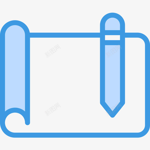 平面图建筑7蓝色图标svg_新图网 https://ixintu.com 平面图 建筑7 蓝色