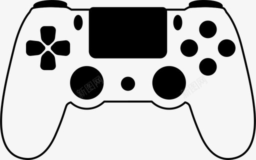控制器dualshockgamepad图标svg_新图网 https://ixintu.com dualshock gamepad gamer playstation 控制器