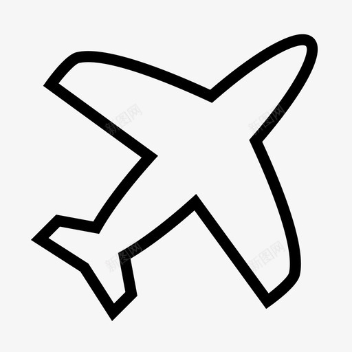飞机机场飞行图标svg_新图网 https://ixintu.com 旅游 旅行 机场 飞机 飞行