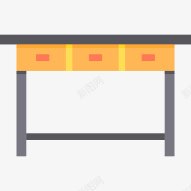 桌子家用家具9扁平图标图标