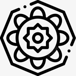 7考板板摩洛哥7线性图标高清图片