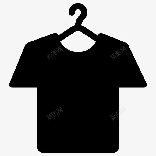 衬衫球衣男装图标svg_新图网 https://ixintu.com 图标 字形 星期五 球衣 男装 衬衫 购物 黑色
