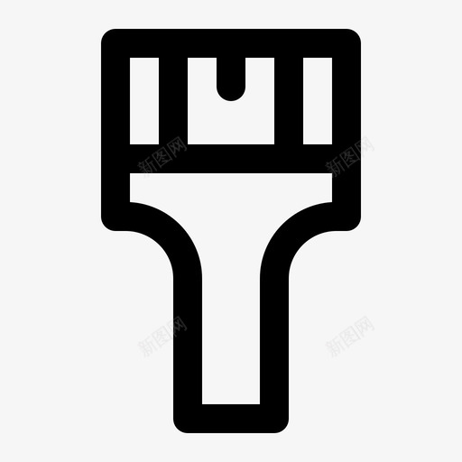 染发刷染发剂美容spa轮廓图标svg_新图网 https://ixintu.com 染发刷 染发剂 美容spa轮廓