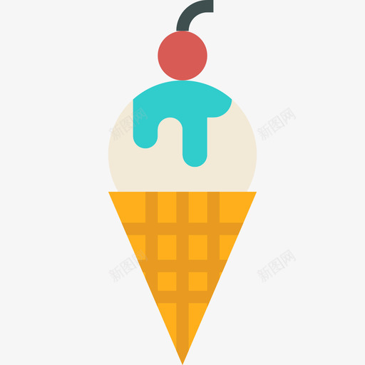 冰淇淋庆祝13平淡图标svg_新图网 https://ixintu.com 冰淇淋 平淡 庆祝