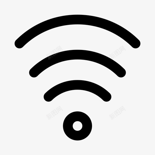 wifi热点接口图标svg_新图网 https://ixintu.com wifi 互联网 接口 收集 无线 热点