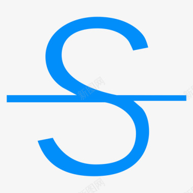 文字删格线图标