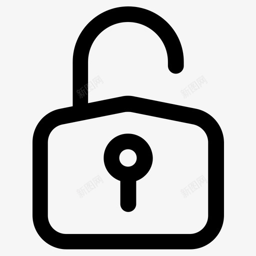 隐私锁私人图标svg_新图网 https://ixintu.com 保护 安全 私人 锁 隐私