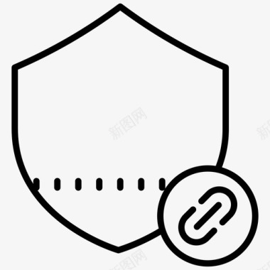 链接安全防护图标图标