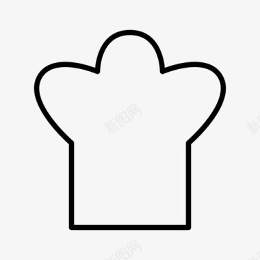 帽子厨师厨房图标图标