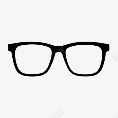眼镜眼睛图标图标