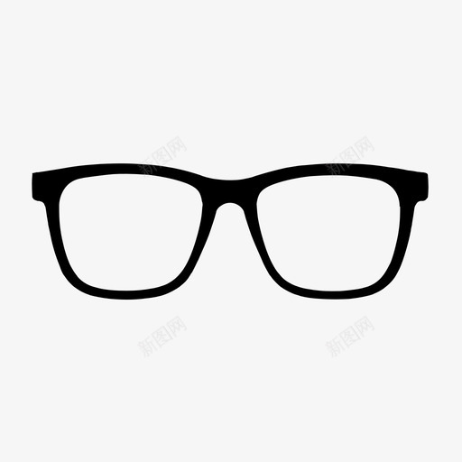 眼镜眼睛图标svg_新图网 https://ixintu.com 眼睛 眼镜