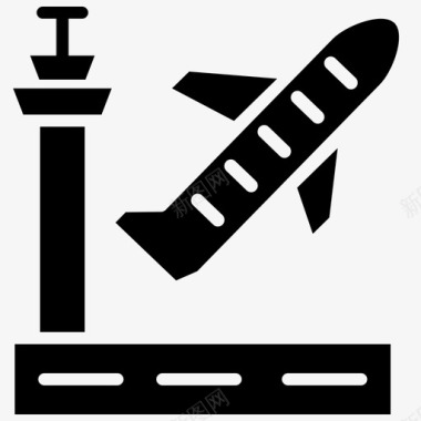 航班飞机货物图标图标