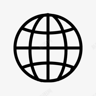 网络浏览器全球图标图标