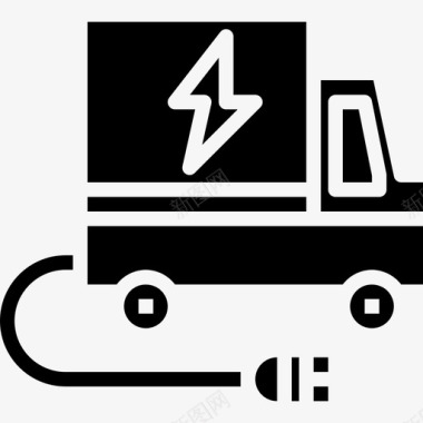 送货车智能技术10加油图标图标