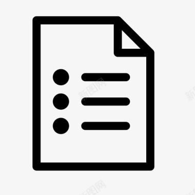 列表文件文档页面图标图标
