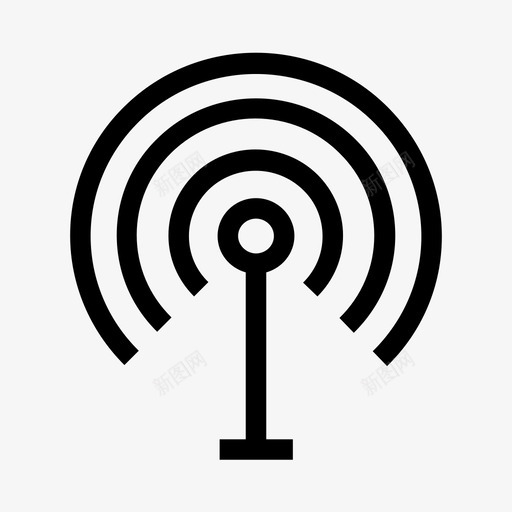 wifi调制解调器路由器图标svg_新图网 https://ixintu.com wifi 调制解调器 路由器