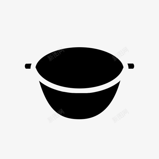 锅烹饪油炸图标svg_新图网 https://ixintu.com 厨房 厨房电器 平底锅 油炸 烹饪 系列
