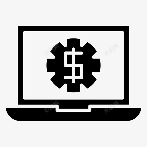 收益笔记本电脑收入支出图标svg_新图网 https://ixintu.com 创新 技术 支出 收入 收益 电脑 笔记本
