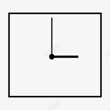 时钟草图时间图标图标