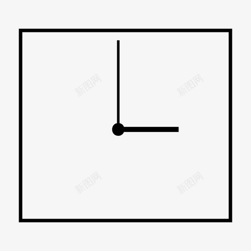 时钟草图时间图标svg_新图网 https://ixintu.com 时钟 时间 草图