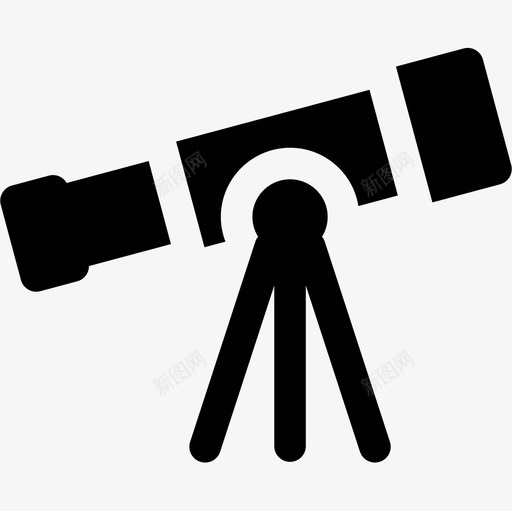 望远镜教育227已填充图标svg_新图网 https://ixintu.com 填充 教育 望远镜