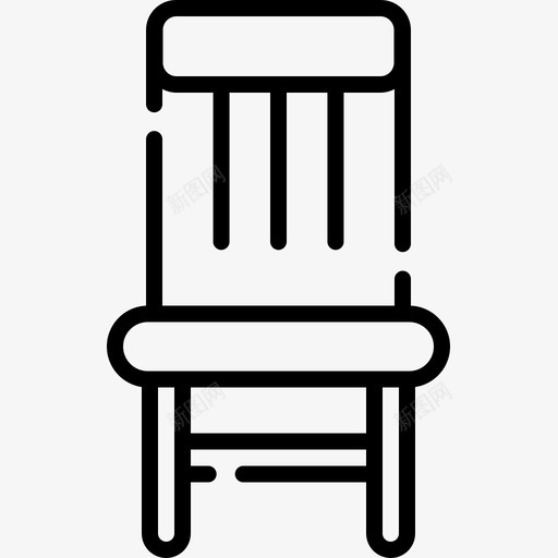 椅子家具30直线型图标svg_新图网 https://ixintu.com 家具 椅子 直线 线型