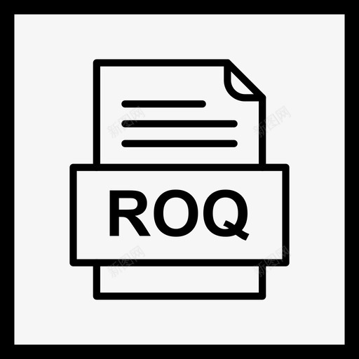 roq文件文件图标文件类型格式svg_新图网 https://ixintu.com roq 图标 文件 格式 类型