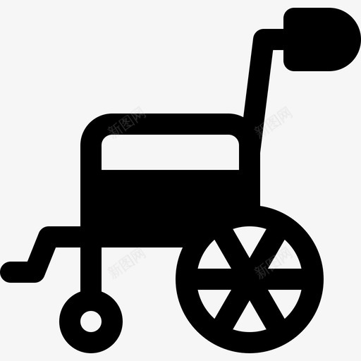 轮椅慈善62填充物图标svg_新图网 https://ixintu.com 填充 慈善 轮椅