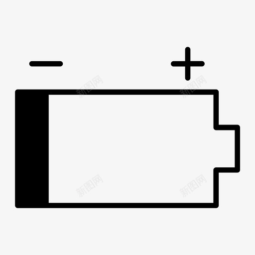 低电量蓄电池能量图标svg_新图网 https://ixintu.com 低电量 功率 游戏比赛 能量 蓄电池 运动